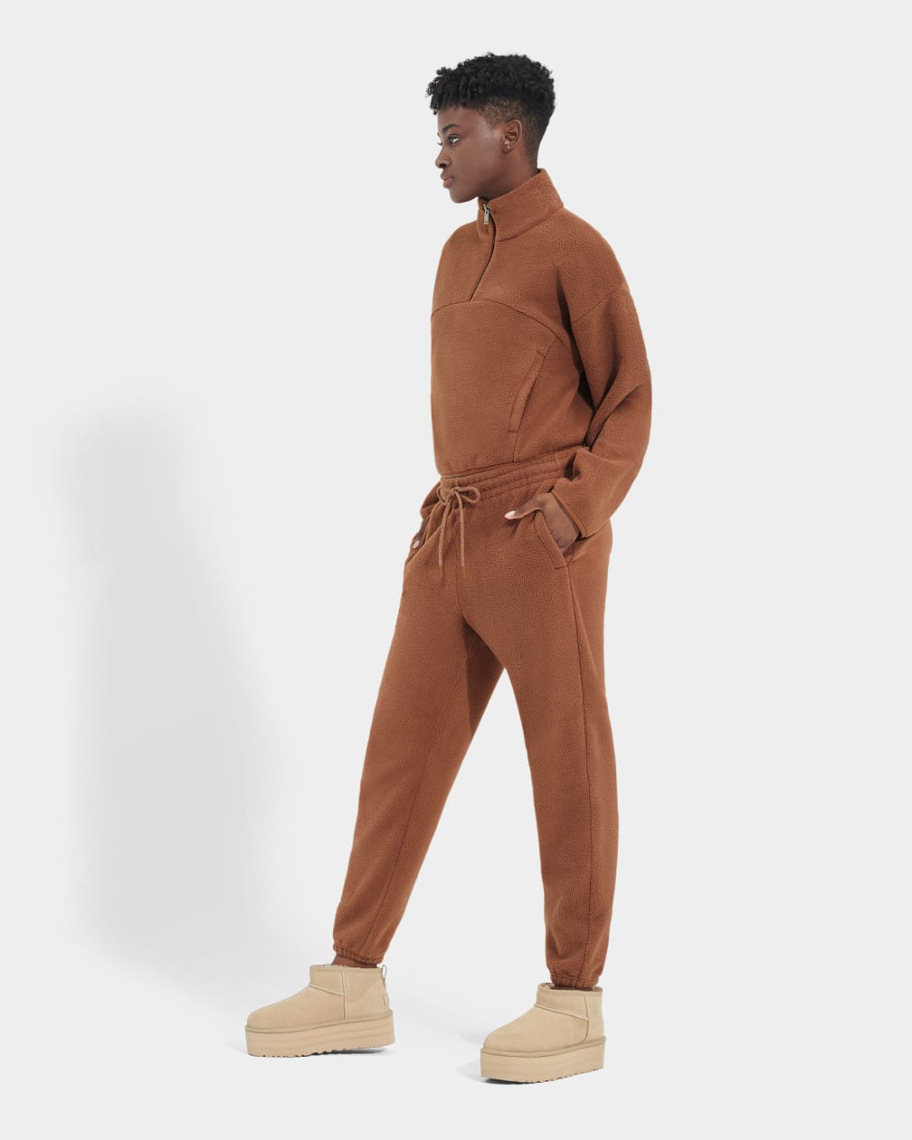 Cassady Micro UGGfluff Halfzip Sweater