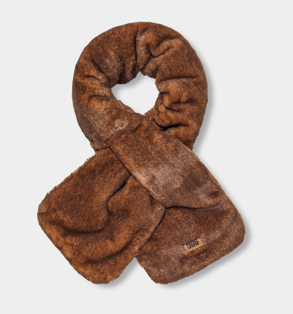 Faux Fur Pull Thru Scarf