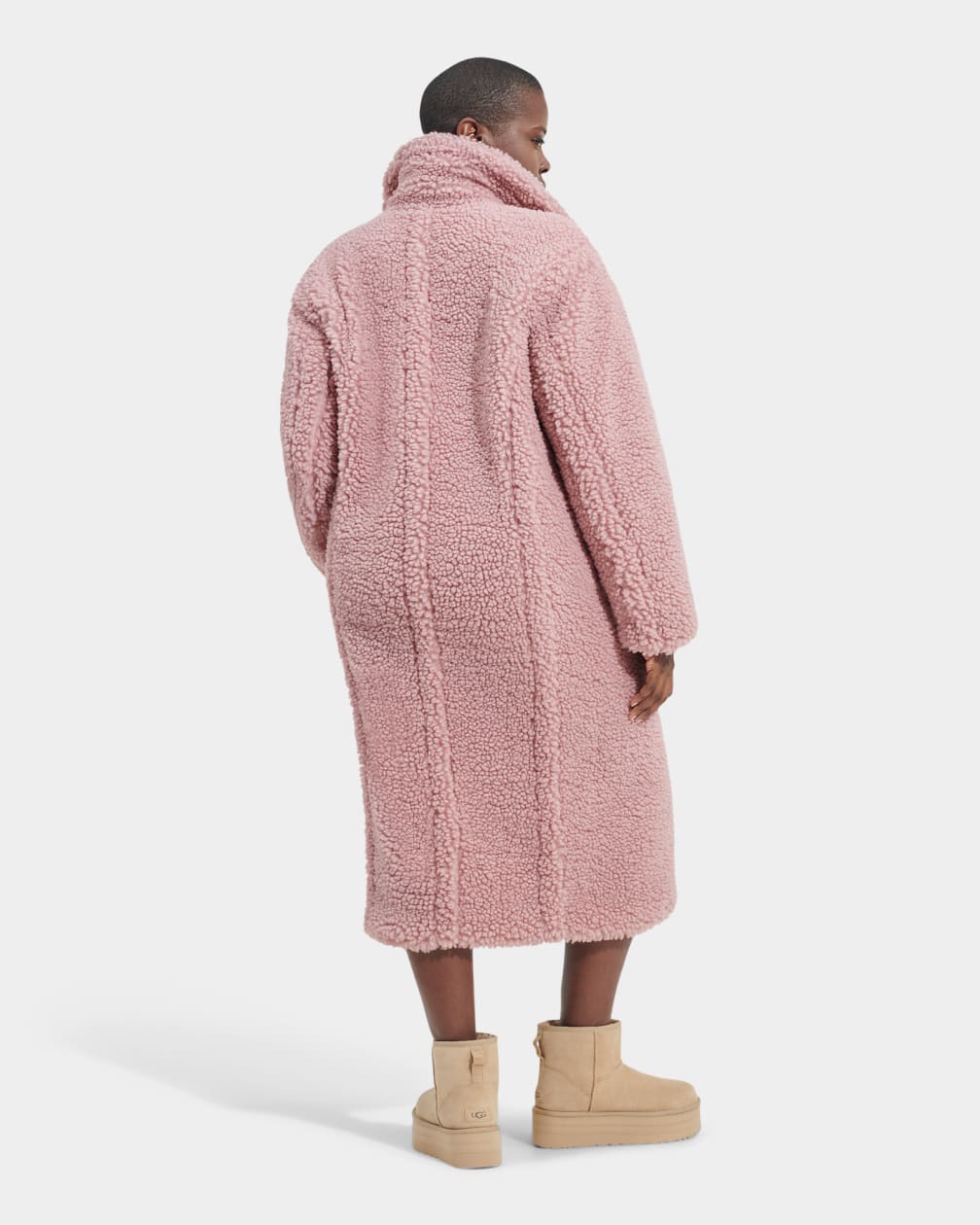 Gertrude Long Teddy Coat