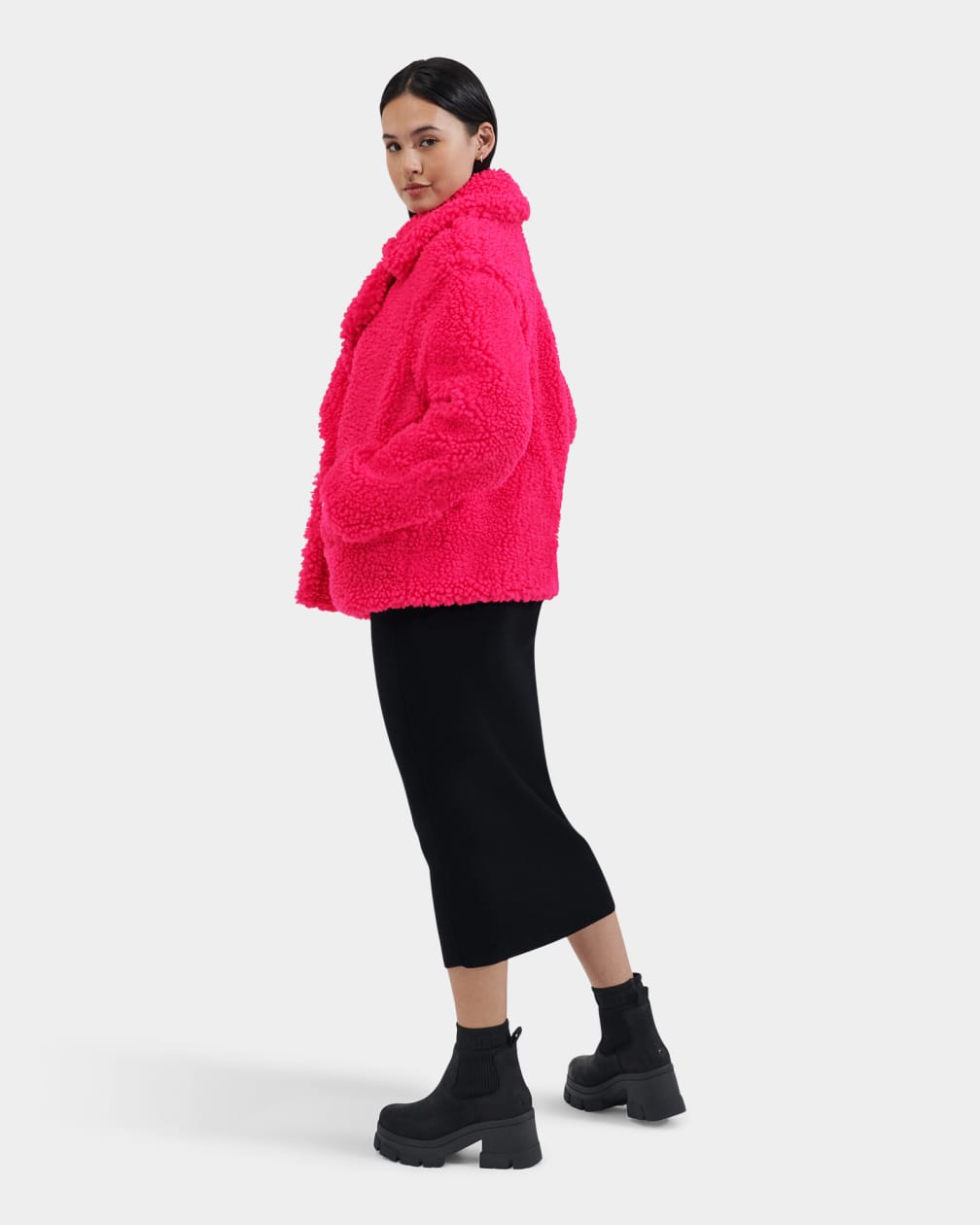 Gertrude Short Teddy Coat