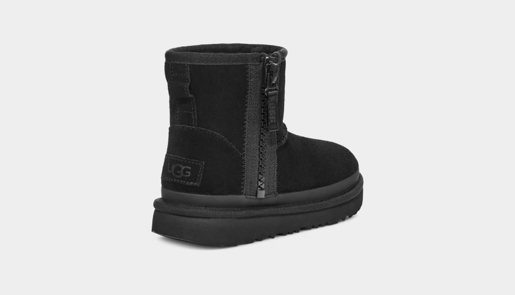 Classic Mini Zipper Tape Logo Boot