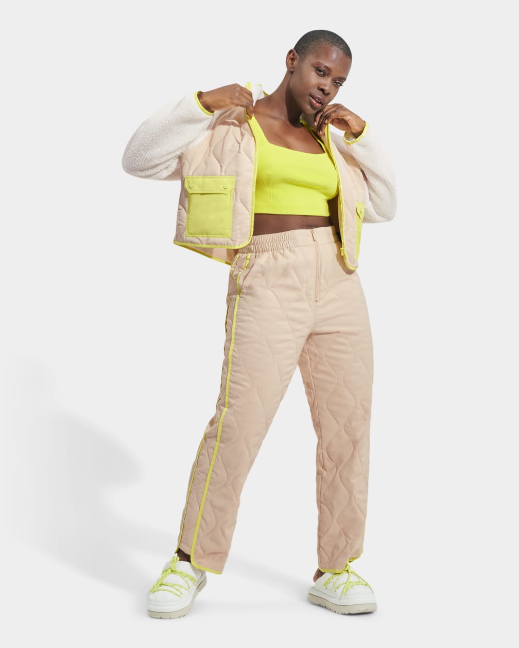 Dayana Quilted UGGfluff Jacket