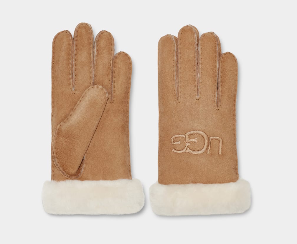 Sheepskin Embroidered Glove