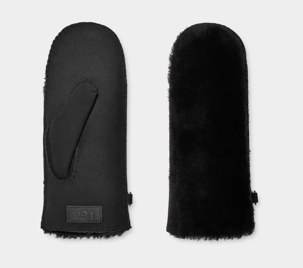 Exposed Sheepskin Mitten