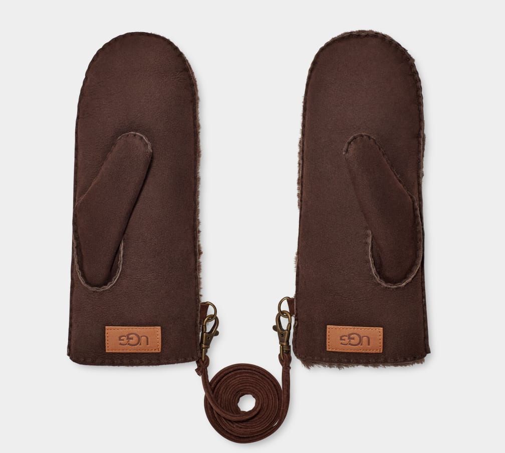 Exposed Sheepskin Mitten