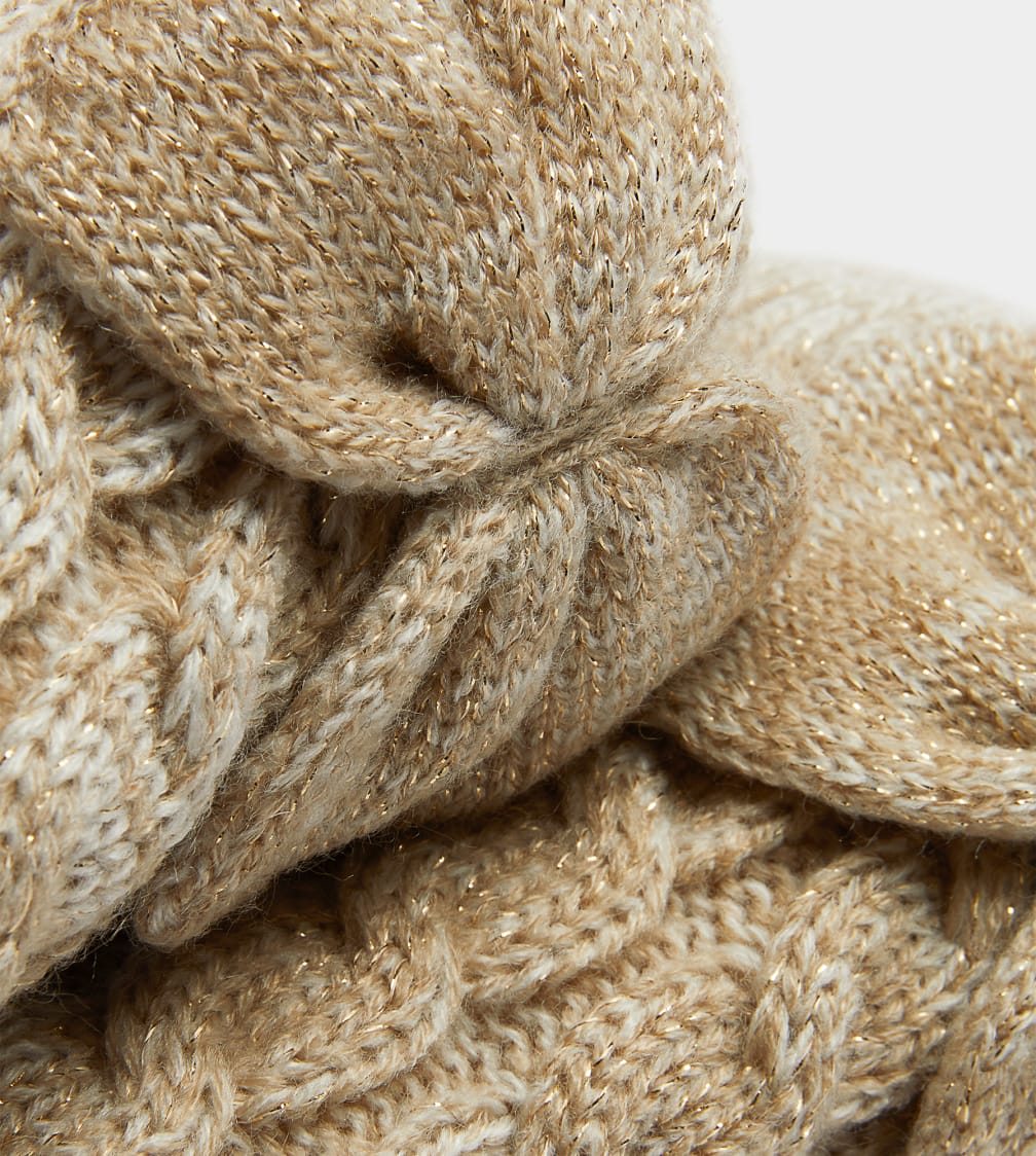 Laila Bow Fleece Lined Sock