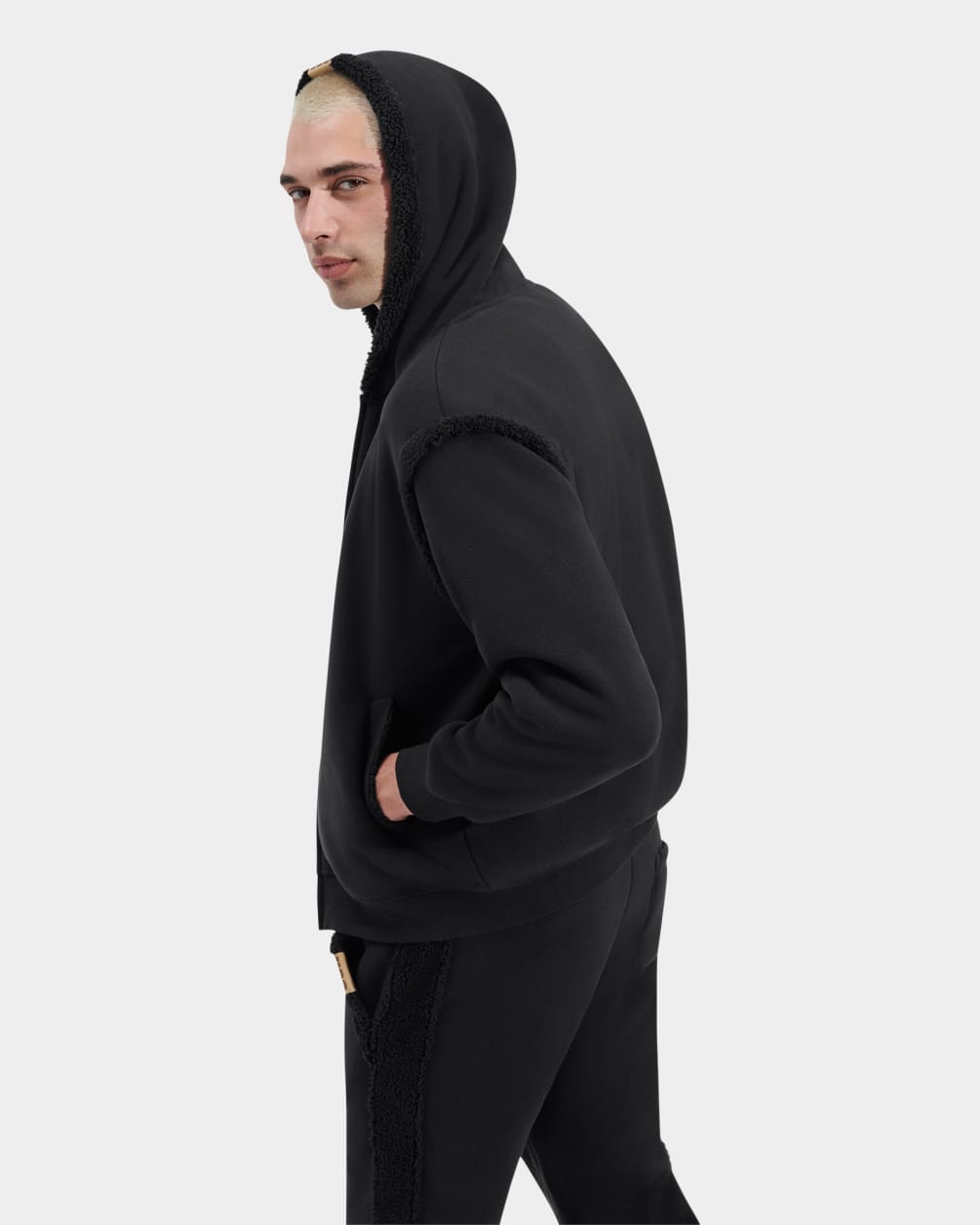 Evren Bonded Fleece Zip Up Sweater