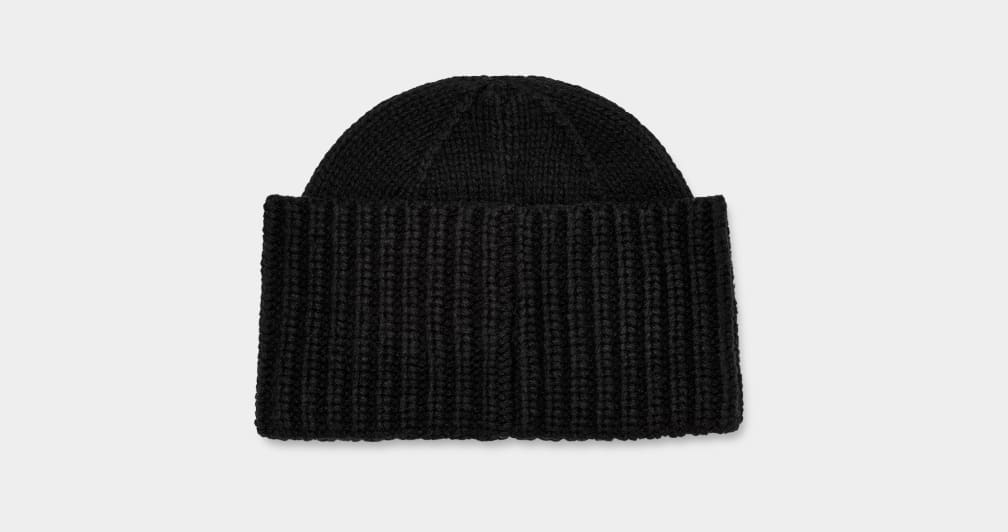 Exaggerated Cuff Beanie Hat