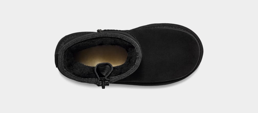 Classic Mini Zipper Tape Logo Boot