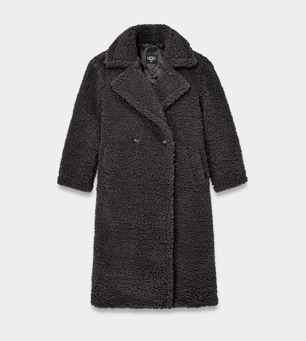 Gertrude Long Teddy Coat