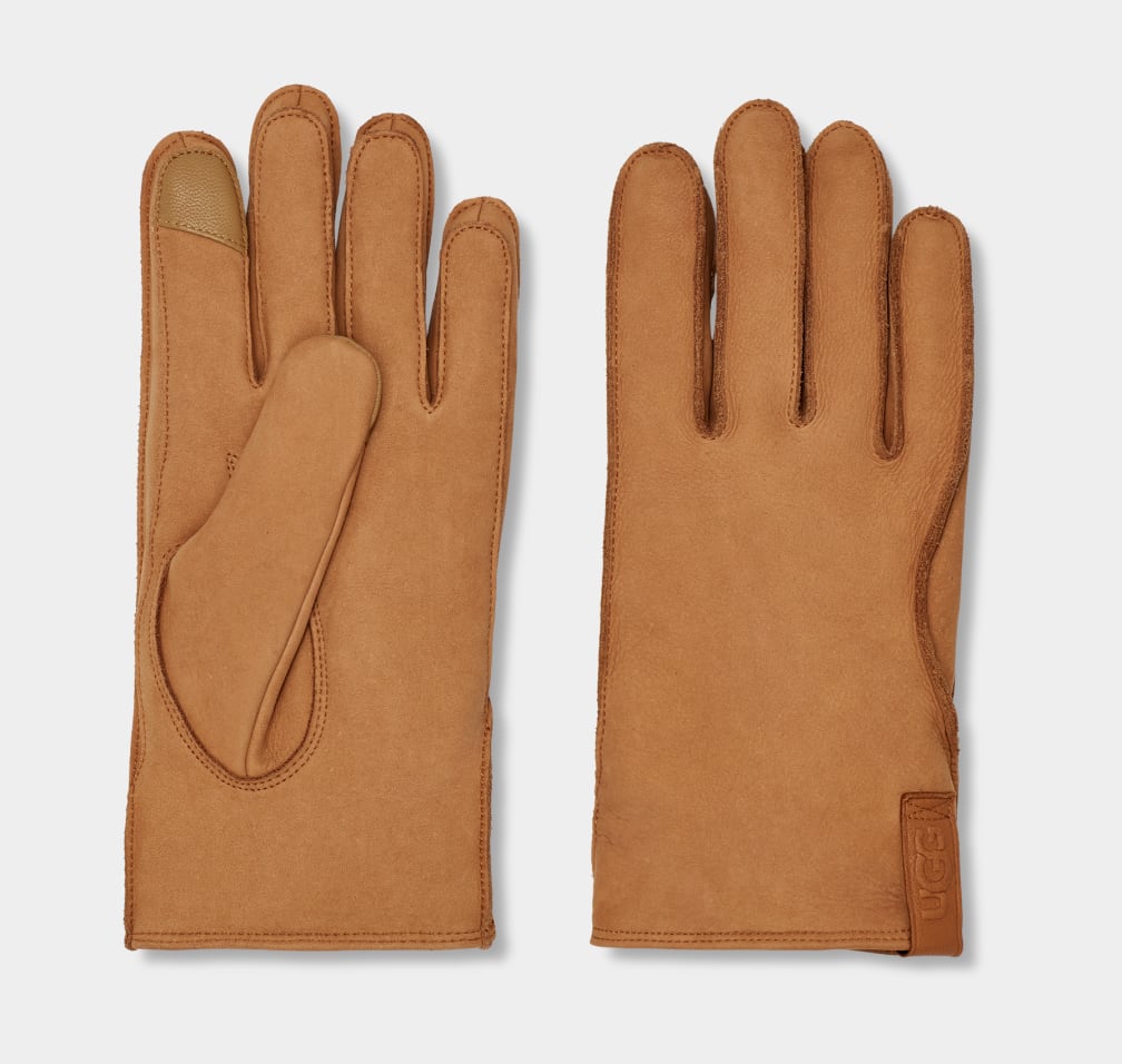 Leather Clamshell Logo Glove
