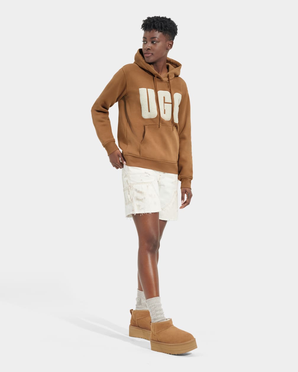 Rey UGGfluff Logo Hoodie