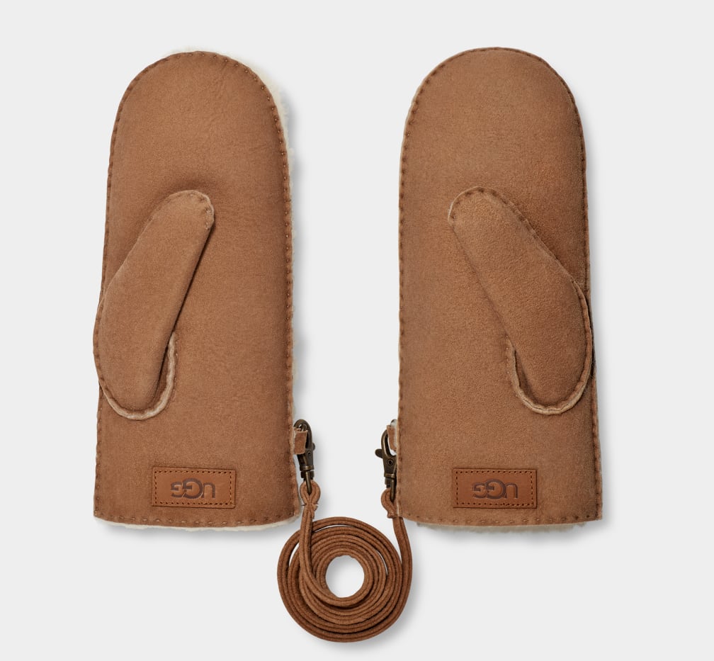 Exposed Sheepskin Mitten