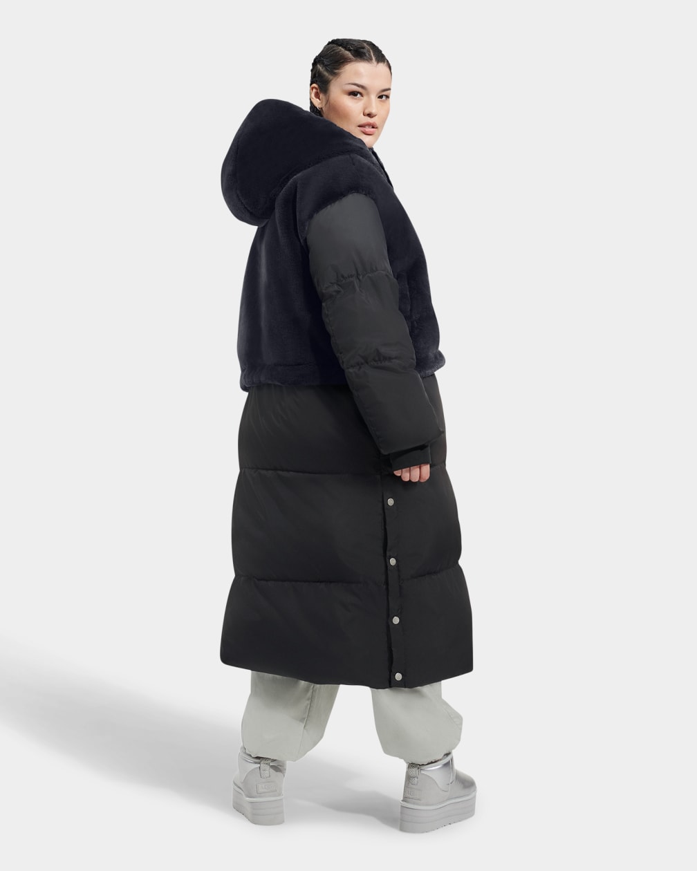 Keeley Conv Puffer Faux Fur Jacket