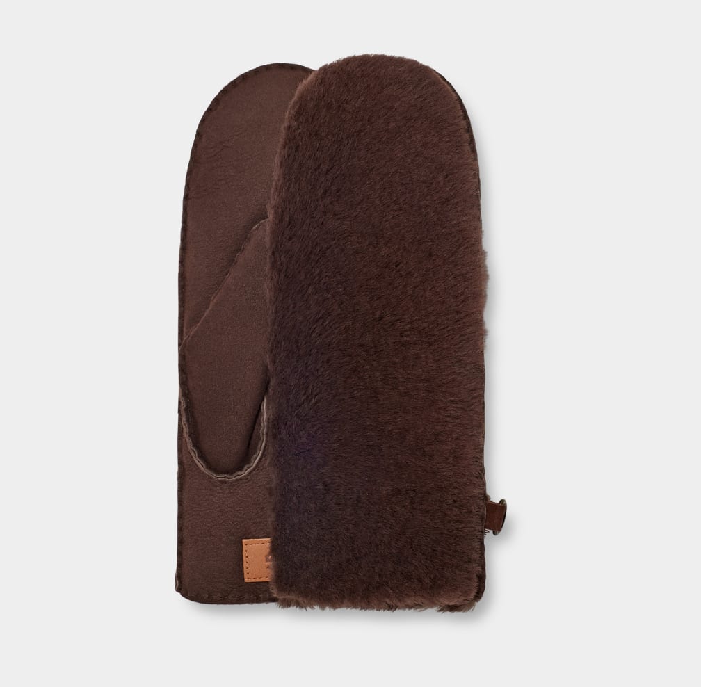 Exposed Sheepskin Mitten