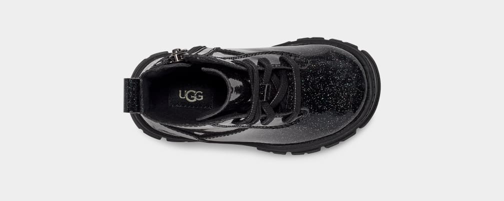 Ashton Lace Up Glitter Boot