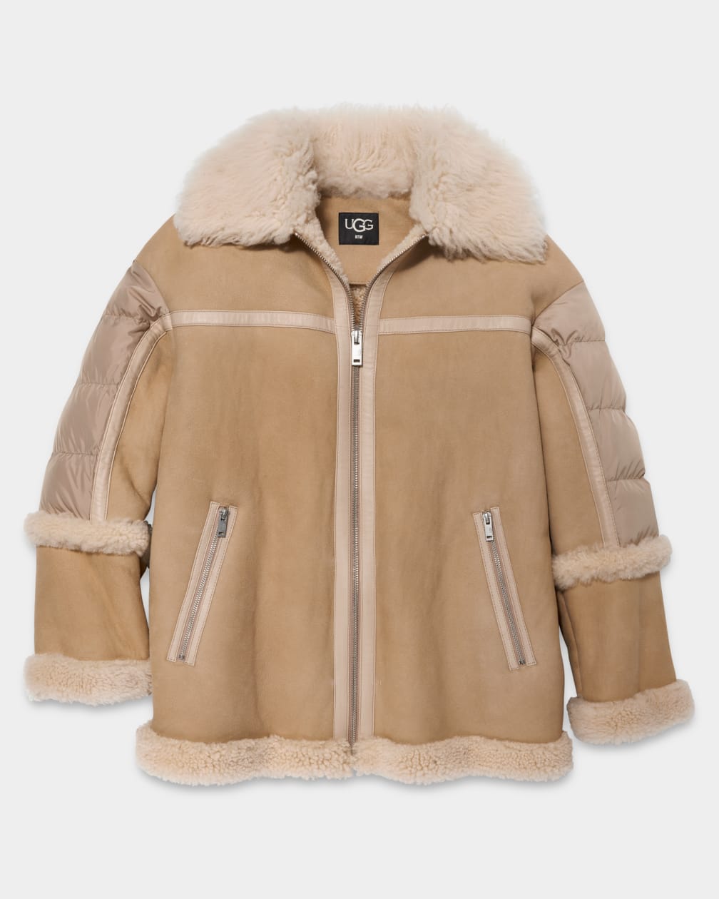Chateau Shearling/Nylon Jacket