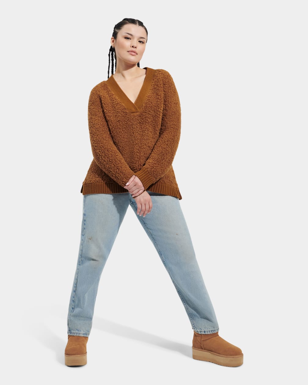 Deeann CloudFluff V Neck Sweater