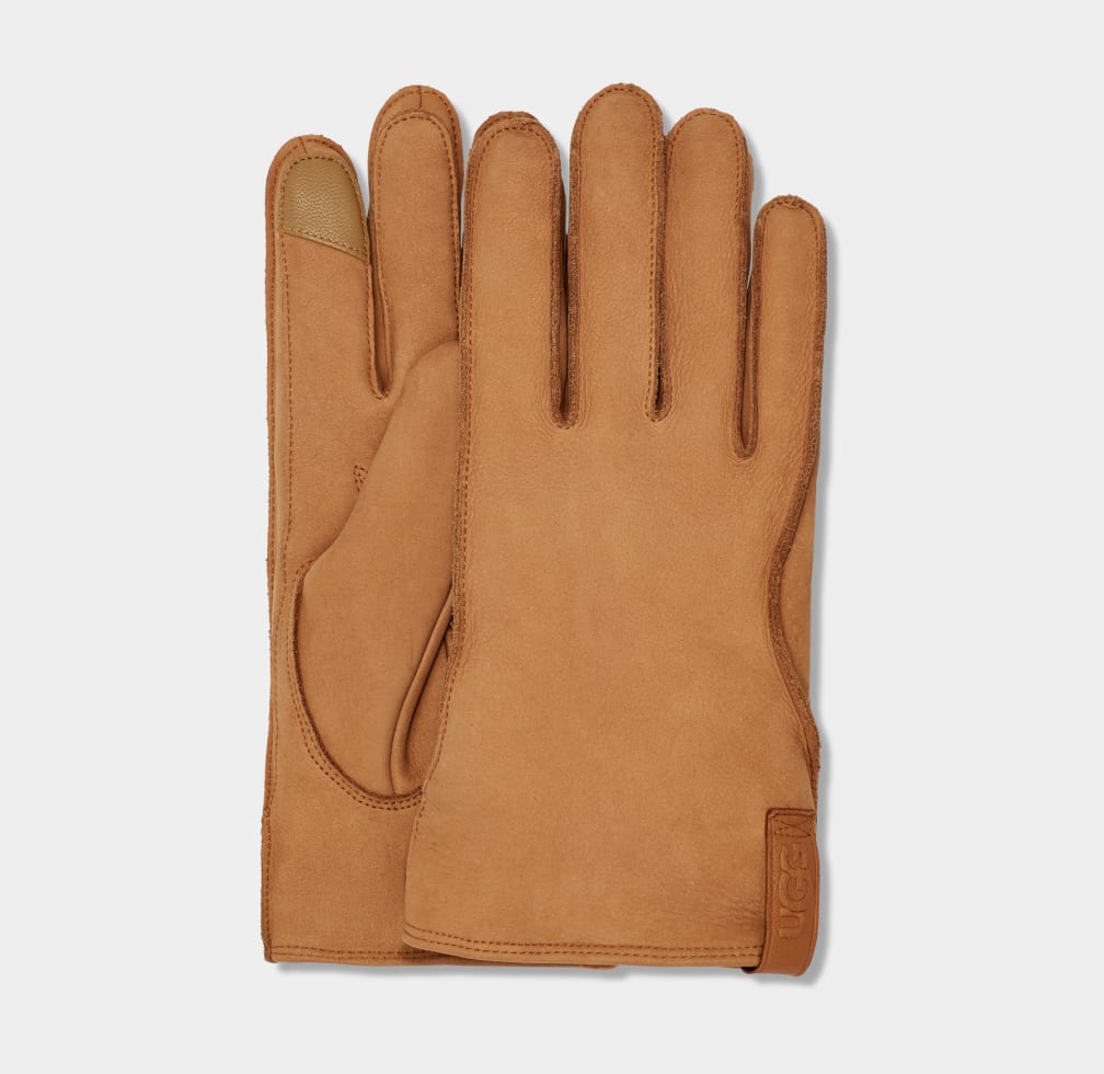 Leather Clamshell Logo Glove