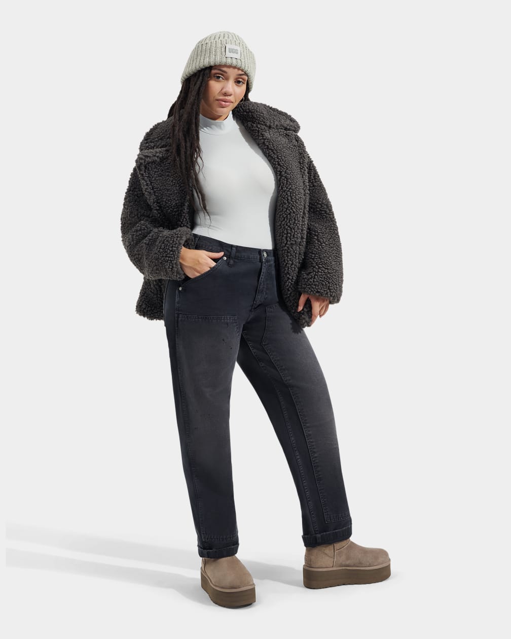 Gertrude Short Teddy Coat