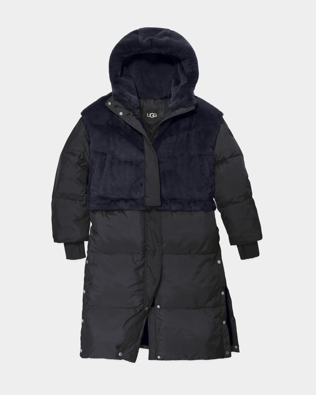 Keeley Conv Puffer Faux Fur Jacket