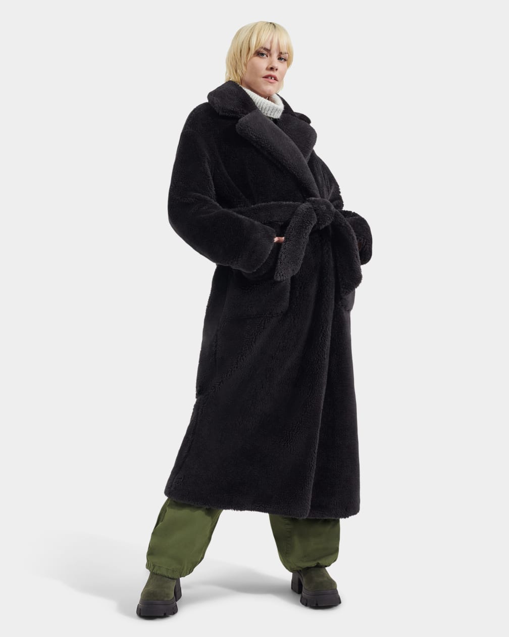 Alesandra Faux Fur Wrap Coat