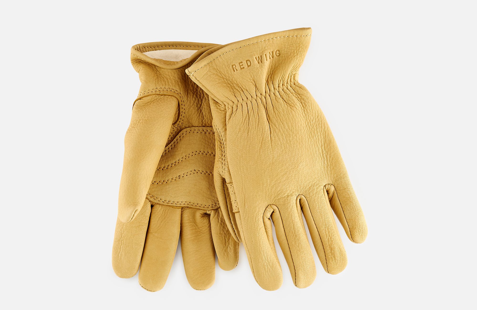 Lined Buckskin Leather Glove