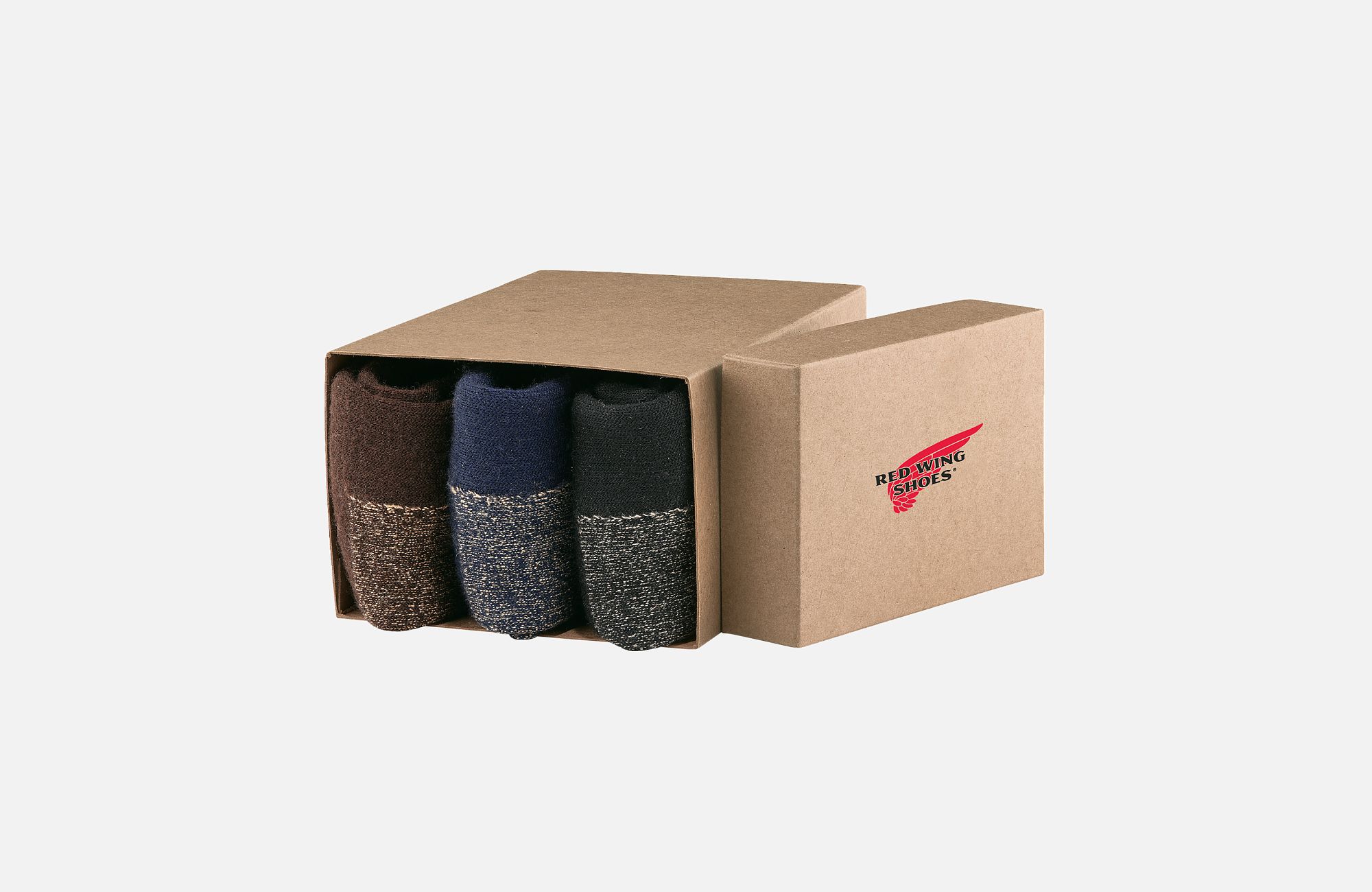 Deep Toe Capped Wool Sock - 3 Pack