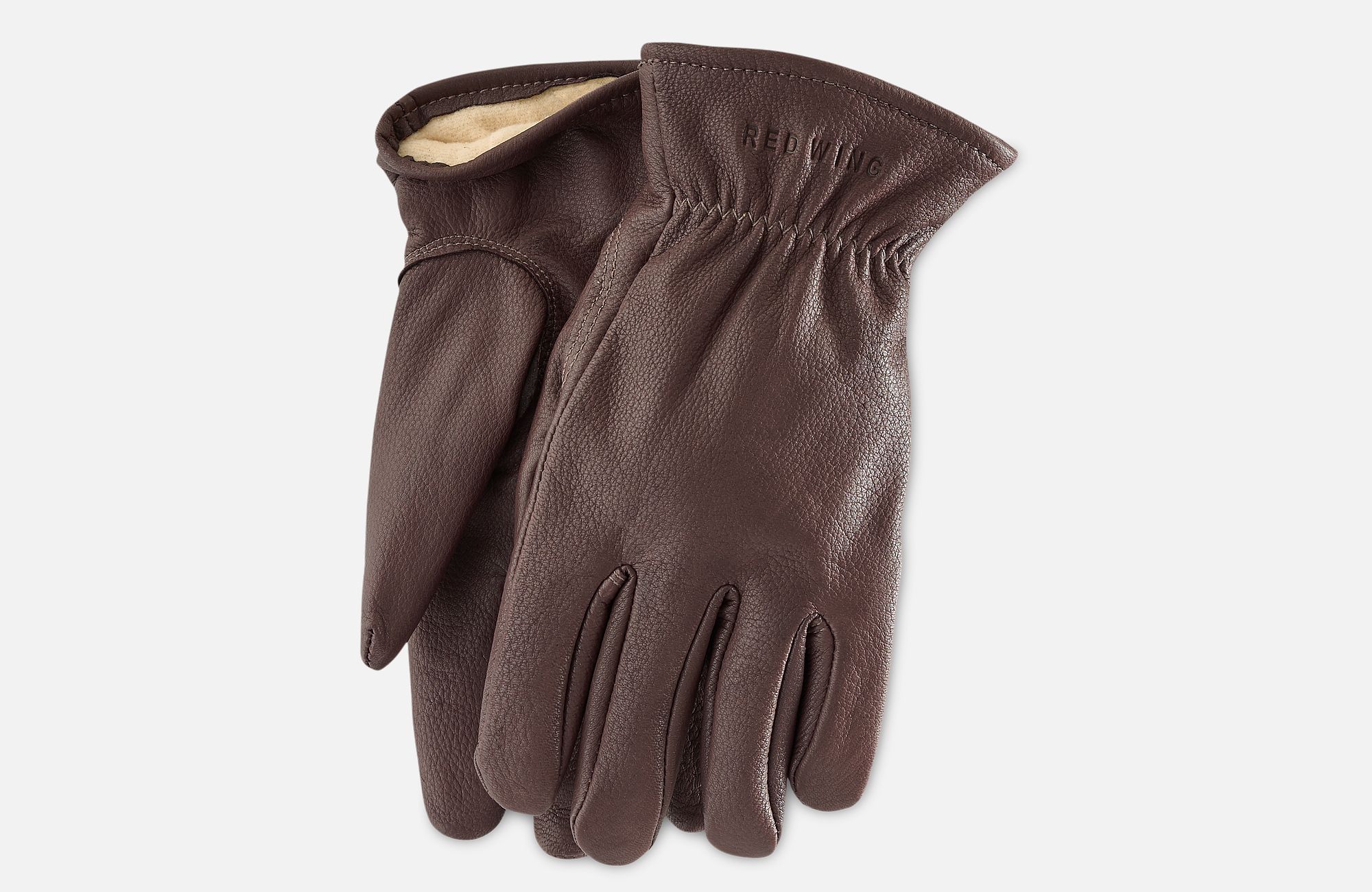 Lined Buckskin Leather Glove