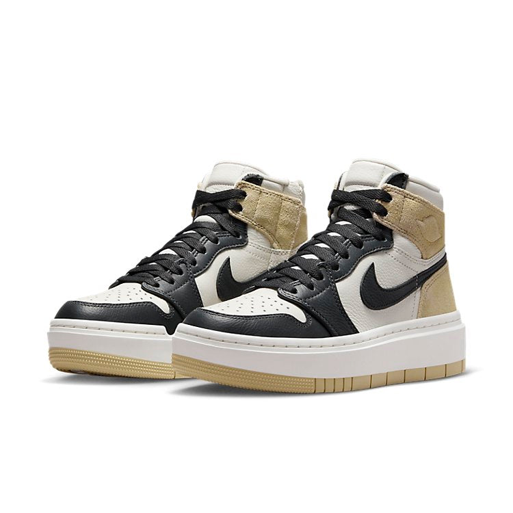 (WMNS) Air Jordan 1 Elevate High \'Tan And Black Toe\'  DN3253-700 Signature Shoe