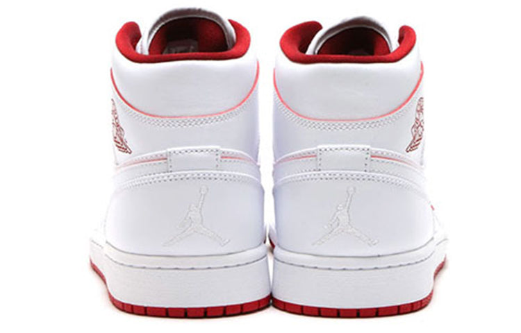 Air Jordan 1 Retro Mid \'White Gym Red\'  554724-103 Epochal Sneaker