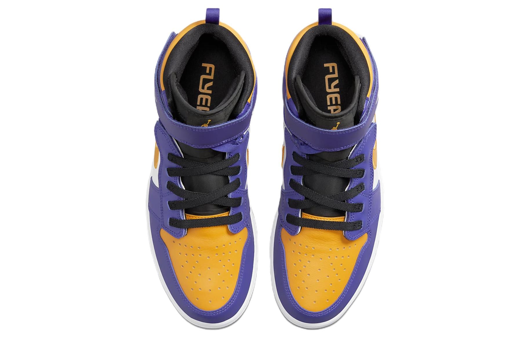 Air Jordan 1 High FlyEase \'Lakers\'  CQ3835-517 Classic Sneakers