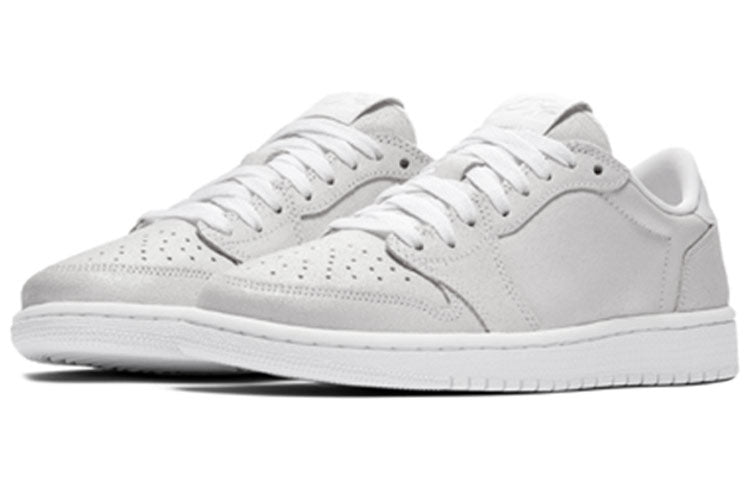 (WMNS) Air Jordan 1 Low NS \'Triple White\'  AH7232-100 Signature Shoe