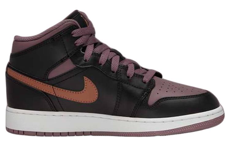 Air Jordan 1 Mid SE \'Black Sky J Mauve\'  FB9911-008 Signature Shoe