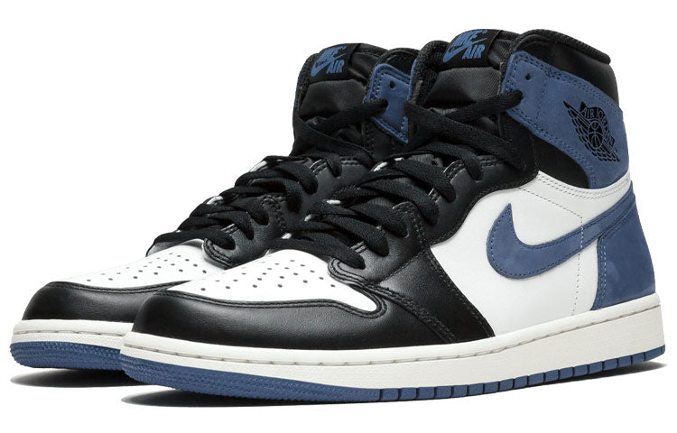 Air Jordan 1 Retro High OG \'Blue Moon\'  555088-115 Signature Shoe