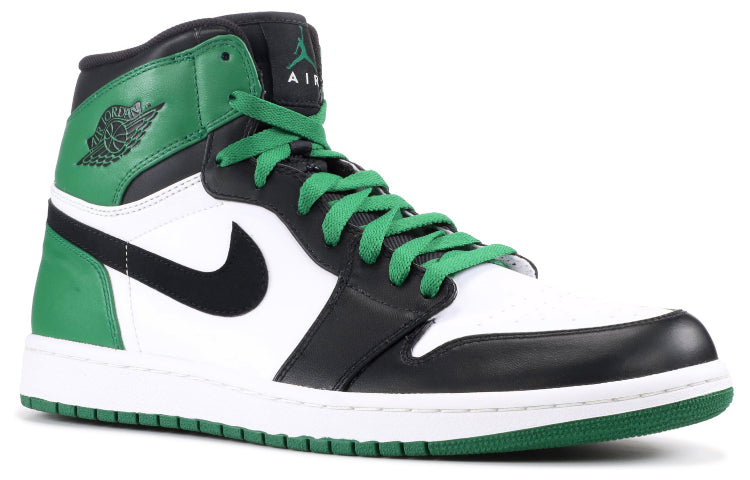 Air Jordan 1 Retro High \'Boston Celtics\'  332550-101 Signature Shoe