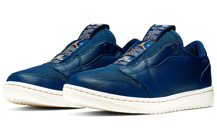 (WMNS) Air Jordan 1 Low Slip \'Blue Void\'  AV3918-408 Epoch-Defining Shoes