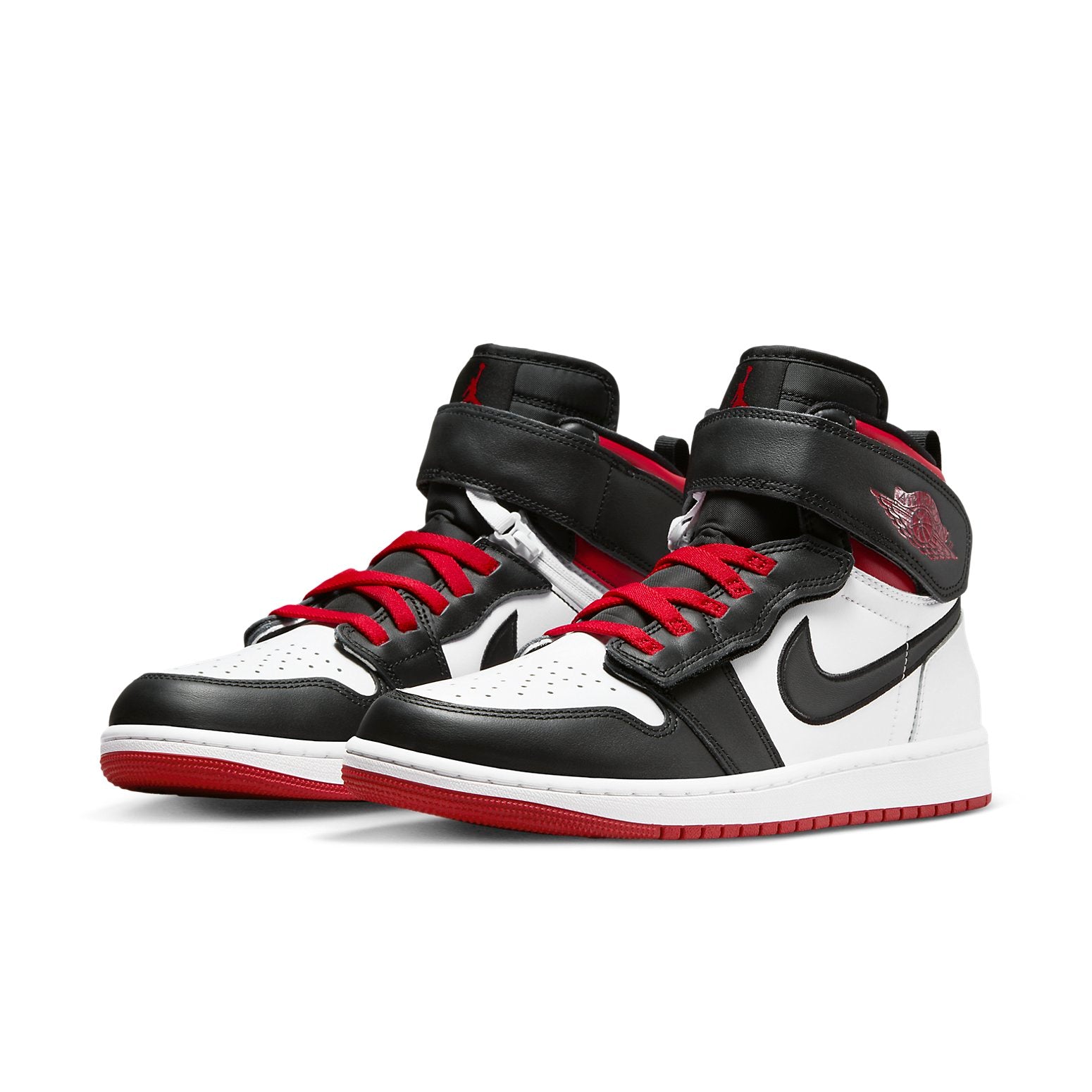 Air Jordan 1 HI Flyease \'Black Gym Red White\'  CQ3835-106 Cultural Kicks