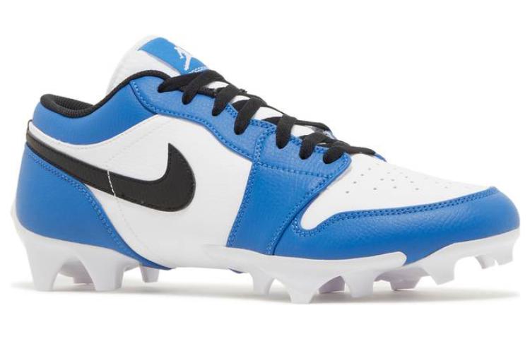 Air Jordan 1 Football Cleats Low TD \'Royal Blue White\'  FJ6245-104 Signature Shoe