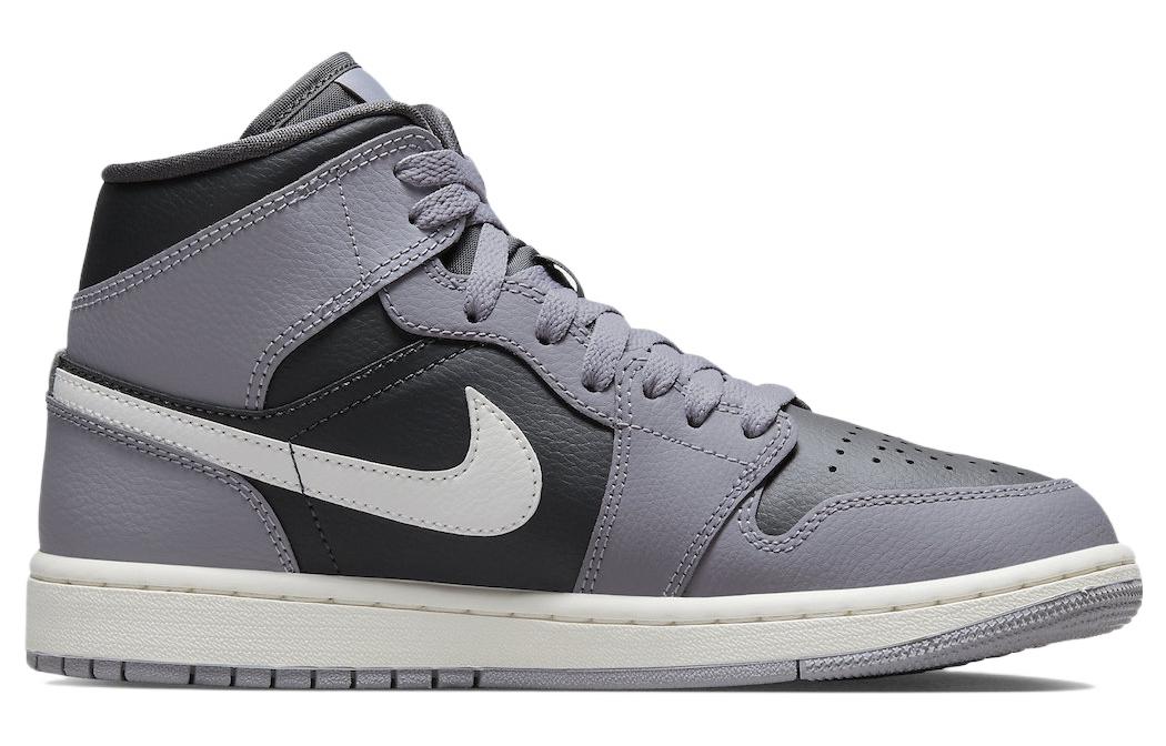 (WMNS) Air Jordan 1 Mid \'Cement Grey\'  BQ6472-022 Iconic Trainers