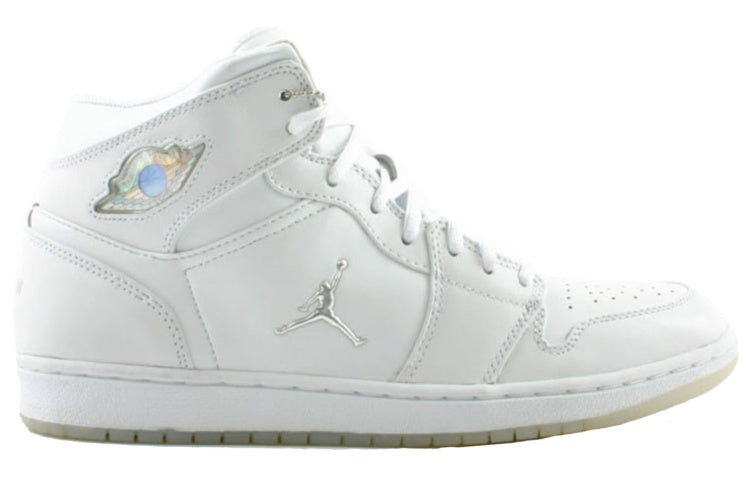 Air Jordan 1 Retro 'White Chrome' 2002 306000-101 Epochal Sneaker - Click Image to Close