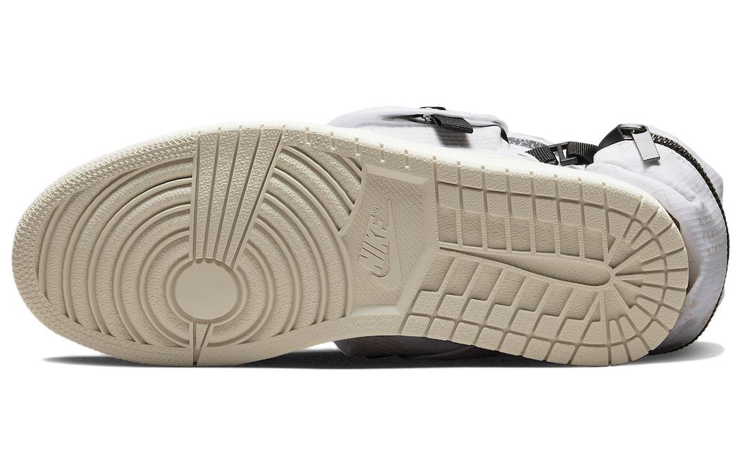 Air Jordan 1 Utility High \'White Black\'  DO8727-100 Signature Shoe