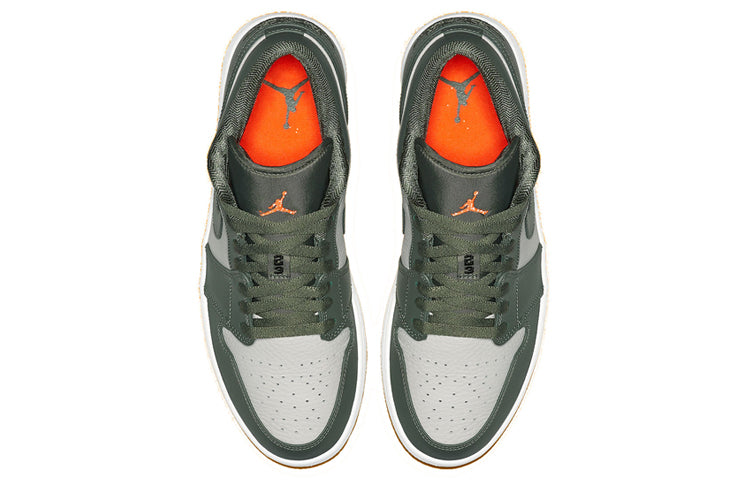 Air Jordan 1 Low \'Military Green\'  553558-121 Signature Shoe