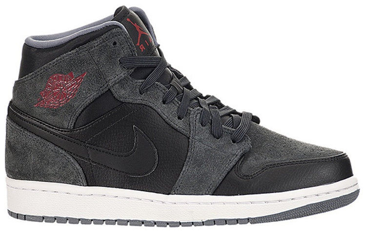 Air Jordan 1 Mid \'Anthracite\'  554724-018 Iconic Trainers