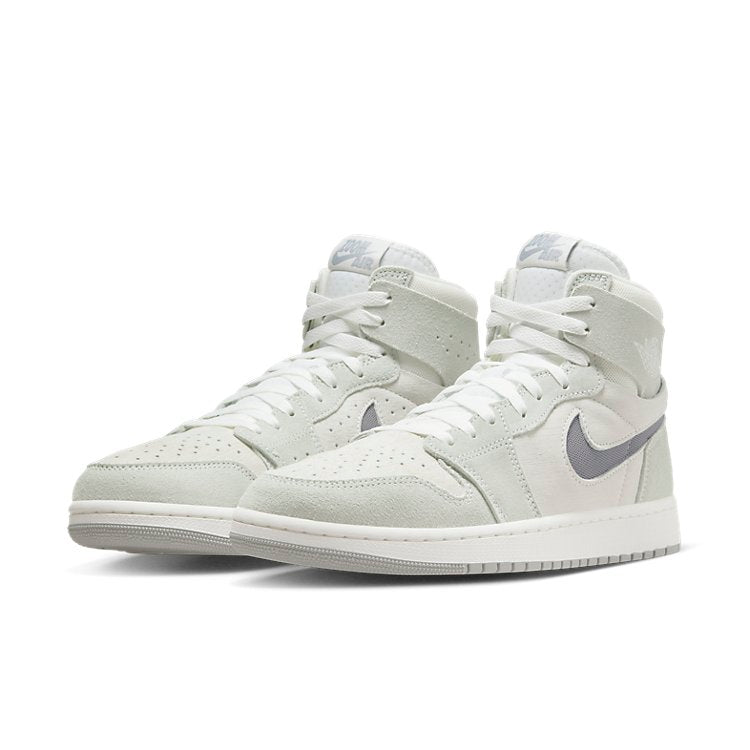 Air Jordan 1 High Zoom CMFT 2 \'Particle Grey\'  DV1307-101 Classic Sneakers