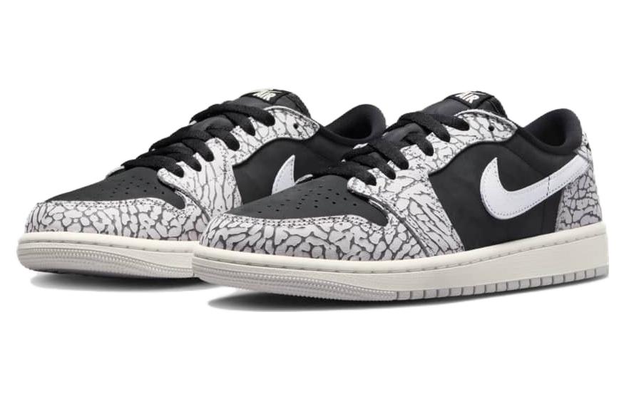 (WMNS) Air Jordan 1 Retro Low OG \'Black Cement\'  CZ0775-001 Epochal Sneaker