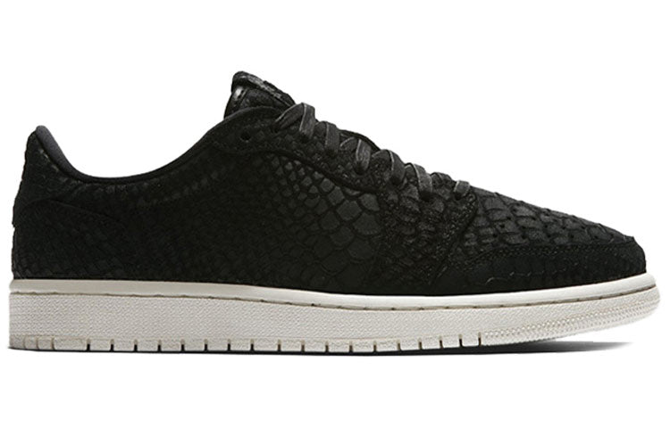 (WMNS) Air Jordan 1 Retro Low \'Black Python\'  AJ6004-010 Cultural Kicks