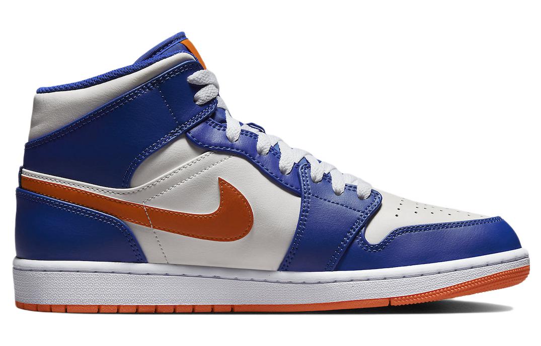 Air Jordan 1 Mid \'Knicks\'  FD1029-400 Iconic Trainers