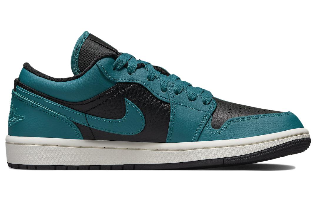 (WMNS) Air Jordan 1 Low SE \'Split - Bright Spruce\'  DR0502-300 Signature Shoe