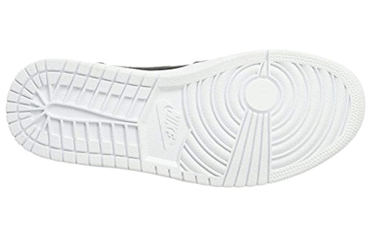 Air Jordan 1 Retro Mid \'Black White\'  554724-038 Vintage Sportswear